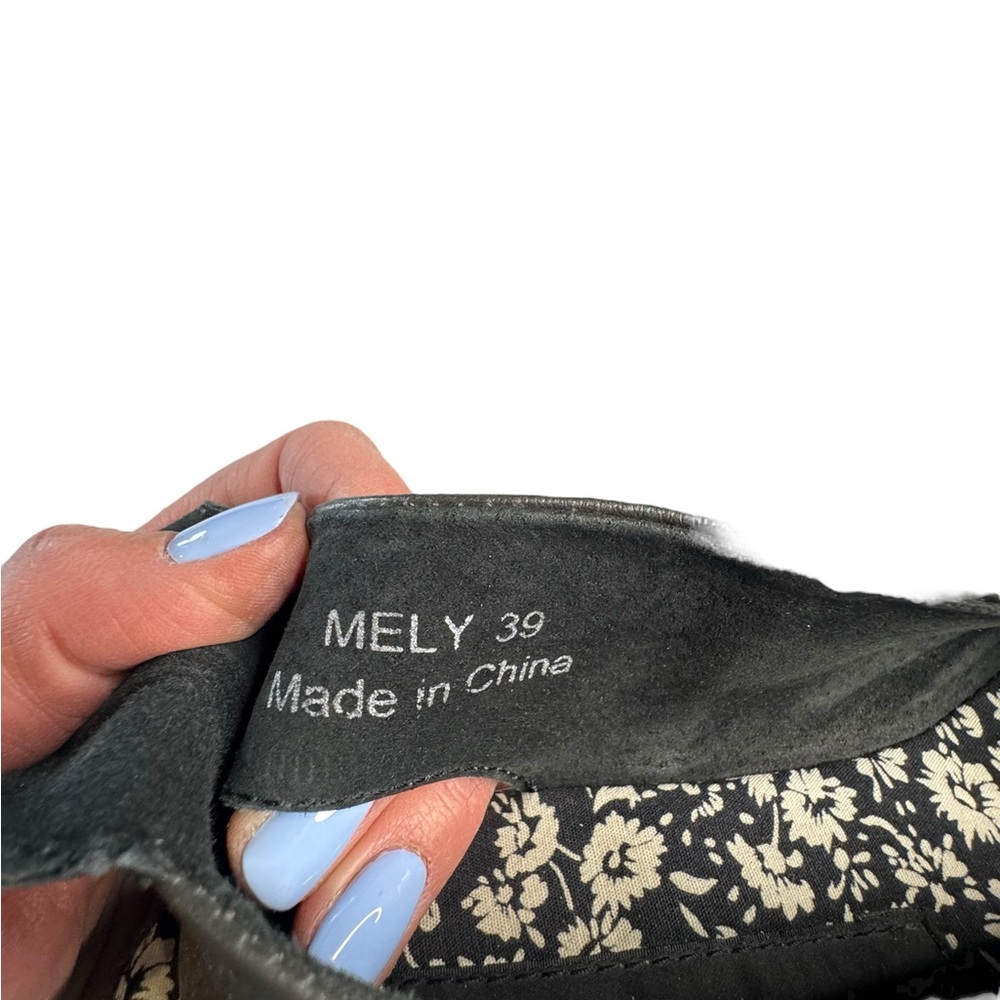 bernie mev. Metallic Pewter Wedge Sandals - Picture 9 of 9